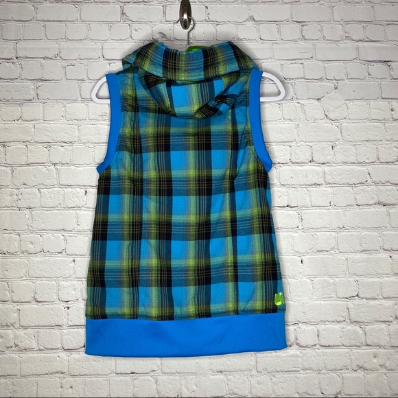 Burton Dry Ride Ho Chi Minh Plaid Hooded Vest M - Picture 6 of 10